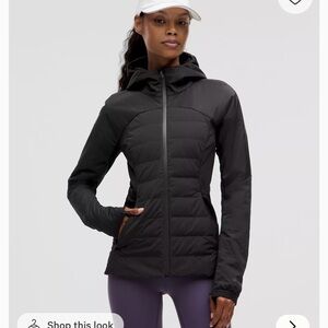 lululemon athletica Black Hooded Utility Jacket